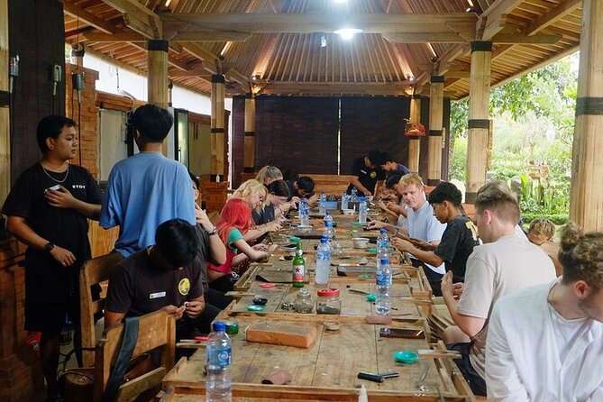 Ubud Silver Jewelry Making Class with Temple, Monkey Forest - Batuan Temple and the details in its stonework