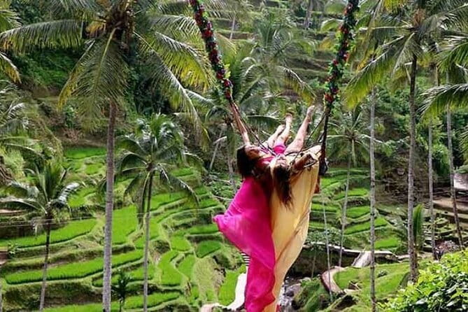 Ubud Tour Water Temple with Jungle Swing - Tegenungan Waterfall Near Ubud