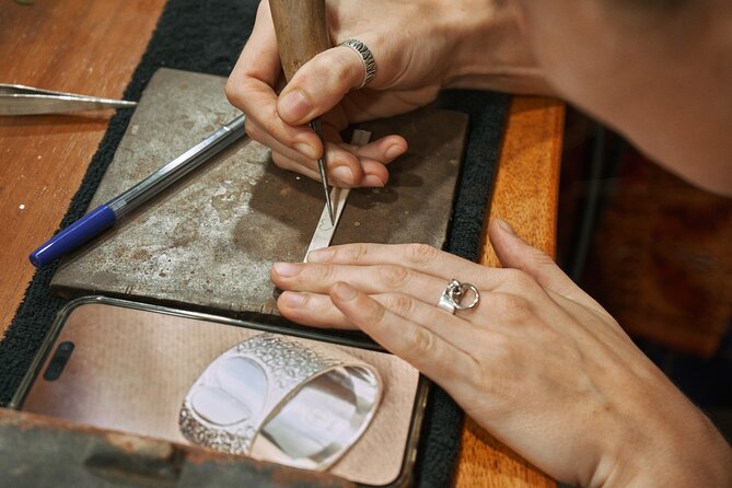 Ubud Town Center Silver Class - Create Your Own Silver Jewelry - Shaping a ring, pendant, or bracelet