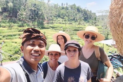 Ubud Village, Tegalalang Rice Terrace Swing, Tirta Empul Temple and Waterfafall