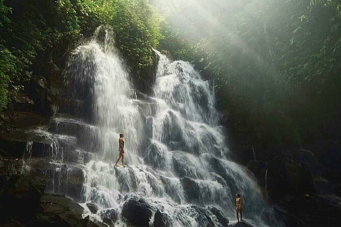 Ubud Waterfalls, Temple and Rice Terrace - Private Tour - Tibumana Waterfall offers a calmer second stop