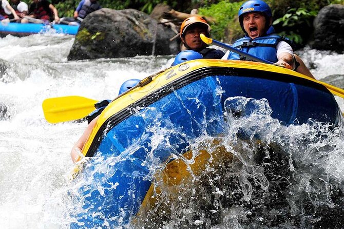 Ubud White Water Rafting with Waterfall and Lunch - Showers, changing rooms, and buffet lunch