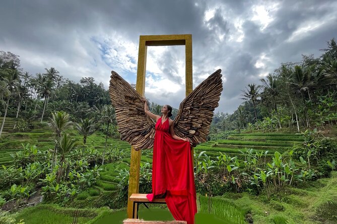 Ubud: Zipline, Bali Swing, and Sky Bike in a Private Rice Terrace - The zipline gives the clearest rush
