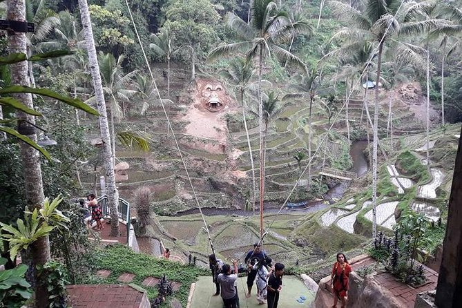 Water Rafting adventure with Jungle Swing & rice terraces - The Tegalalang Rice Terrace Stop