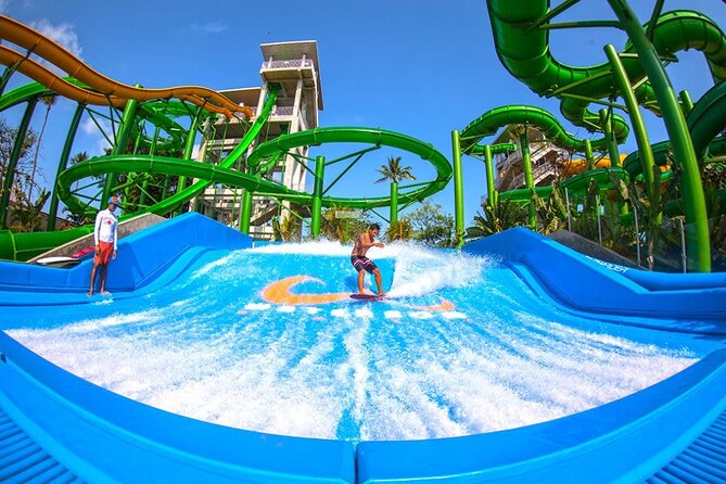 Waterbom Bali Tickets - Single Day Pass - The Lazy River, Funtastic area, and garden setting