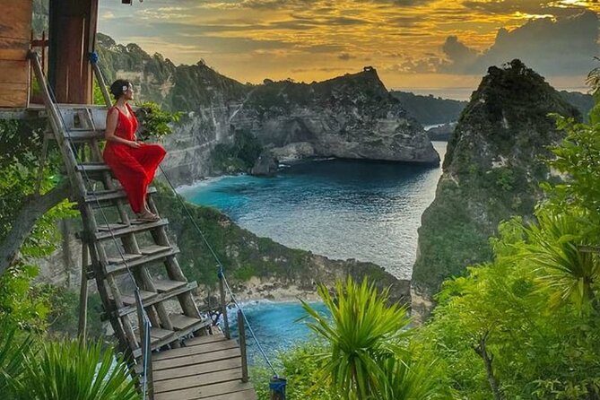 West And East Nusa Penida Tour,Depart From The Island of Bali - Paluang Cliff frames the return west